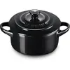 Le Creuset Mini-Cocotte, Auflaufform, Schwarz