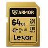 Lexar Sdxc Pro Gold Series Armor Uhs-ii 64gb V60 Ip68 Speicherkarte