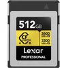 Lexar Professional Gold 4.0 (512 GB, CFexpress Typ B), Speicherkarte, ...