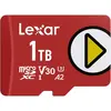 Lexar Play (1000 GB, microSDXC, U3, UHS-I), Speicherkarte, Rot