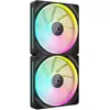 Corsair iCUE LINK LX140 RGB (140 mm, 2x), PC Lüfter, Schwarz, Mehrfarb...