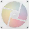 Corsair iCUE LINK LX140-R RGB (140 mm, 2x), PC Lüfter, Mehrfarbig, Wei...