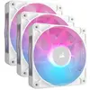 CORSAIR iCUE LINK RX120 RGB weiß | 3er-Pack 120mm Gehäuselüfter