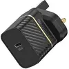 OtterBox UK GaN Schnellladegerät (30 W, 1 Port), USB Ladegerät, Schwar...