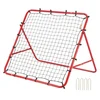 VEVOR Fußball Rebound Netz Tragbares Prellwand Fußball 48 x 48 mm, Reb...