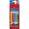 Faber-Castell - Buntstifte Set Colour Grip Radierbar 10-teilig