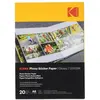 Kodak Photo Sticker Paper Gloss 120gsm A6x20 (3510652) (120 g/m², A6, ...