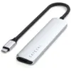 Satechi USB-C 6-in-1 Slim Multiport Adapter Silver