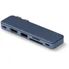 SATECHI 6-in-2 USB-C Snap-Hub für MacBook Neo, Indigo | 45-W-PD, HDMI ...