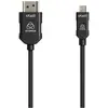 Atomos Micro HDMI 4K60p 45cm (0.45 m), Videokabel, Schwarz