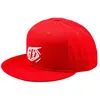 Snapback Cap Troy Lee Designs Flat Bill Badge Rouge TU