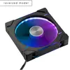Phanteks D30 PWM Reverse Airflow D-RGB (140 mm, 1x), PC Lüfter, Schwar...