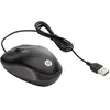 HP USB-Reisemaus, Beidhändig, Optisch, USB Typ-A, 1000 DPI, Schwarz