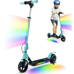 ELSCOOT Elektroroller Kinder mit Dual-Bremssystem,Verstellbarer Lenker... günstig