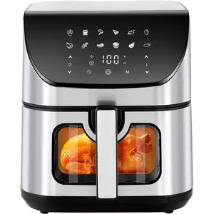 ELSCOOT Heißluftfritteuse 8,5L 1800W LED Touchscreen 10 Funktionen Ant... günstig