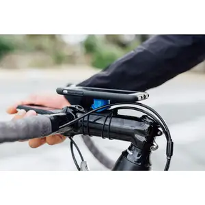 Smartphone-Halterung Fahrrad Vorbau/Lenker Quad Lock Schwarz TU günstig