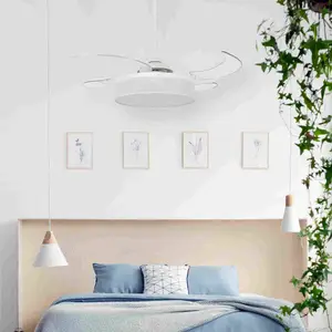 Beacon Deckenventilator Licht Fanaway Fraser weiß/klar leise günstig
