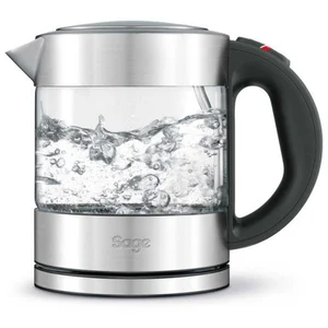 Sage the Compact Kettle Pure, 1 l, 2400 W, Schwarz, Silber, Transparen...