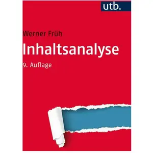 UTB, Fachbücher, Inhaltsanalyse (Deutsch, Werner Früh, 2017) günstig