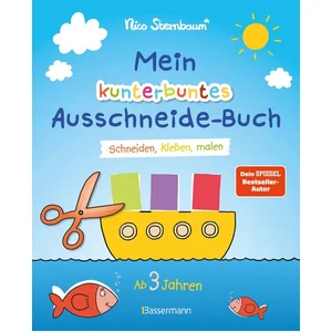 Bassermann Mein kunterbuntes Ausschneide-Buch. Schneiden, kleben, male... günstig