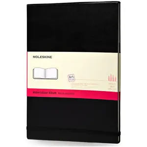 Moleskine, Heft + Block, Aquarell-Album (A4, Blanko)