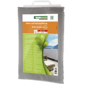 Windhager Malta, Grau, Silber, Polyester, Balkon, 900 mm, 5000 mm günstig