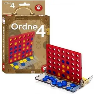 Ordne 4 Strategiespiel für 2 Spieler, klappbar, ab 7 Jahren
