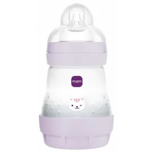 MAM Babyflasche Easy Start  0 Monate und Mehr Durchflussmenge 1 (Farbe : Flieder) 730.94 cm