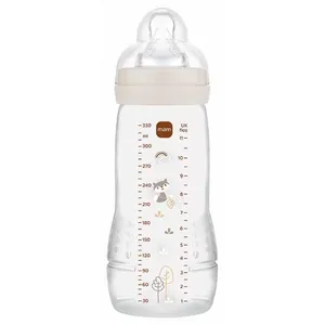 MAM Easy Active Babyflasche  6 Monate und älter Sehr Schneller Nahrungsfluss (Farbe : Sand) 1062.72 cm