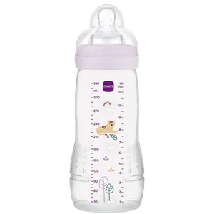 MAM Easy Active Babyflasche  6 Monate und älter Sehr Schneller Nahrungsfluss (Farbe : Mauve) 1062.72 cm