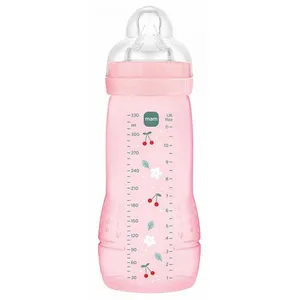 MAM Easy Active Babyflasche  6 Monate und älter Sehr Schneller Nahrungsfluss (Farbe : Berry) 1062.72 cm