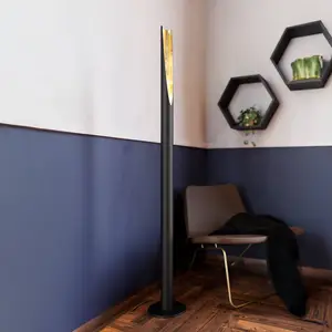 EGLO LED-Stehlampe Barbotto in Schwarz/Gold günstig