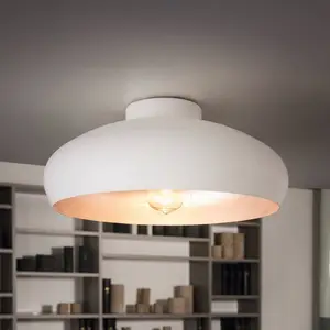 EGLO Deckenlampe Mogano aus Metall, Ø40cm, weiß günstig