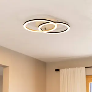 EGLO connect Smart-LED-Deckenlampe Lomaltas-Z, 58cm, 3800lm günstig