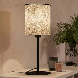EGLO Tischlampe Butterburn, Höhe 47,5 cm, beige/grün, Stoff günstig