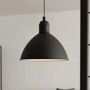 EGLO Vintage-Pendelleuchte Priddy, einflammig, schwarz günstig