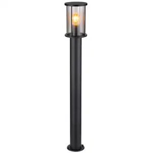 Wegeleuchte Gracey, Höhe 100 cm, schwarz, Edelstahl, IP54
