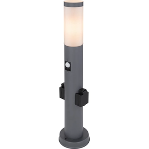 Globo Lighting Außenleuchte Edelstahl anthrazit, 1x E27