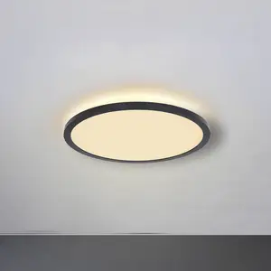 GLOBO LED-Deckenleuchte Sapana, schwarz, rund, dimmbar günstig