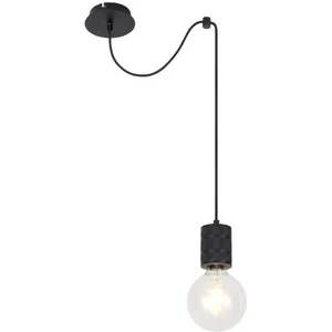 Globo Hängeleuchte Hermine schwarz Ø 12 cm E27, max. 60 W