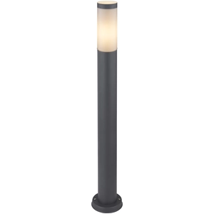 Globo Lighting Außenleuchte Edelstahl anthrazit, 1x E27
