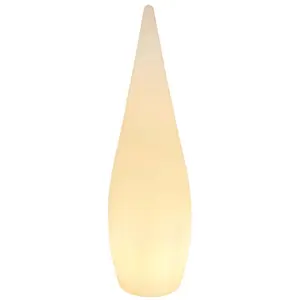 LED Steckleuchte, Tropfen, Design, Kabel 5m, Höhe 80 cm