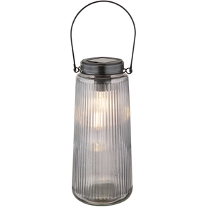 GLOBO 36646 Solarleuchte Metall schwarz matt, 2x LED