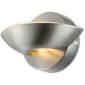 Globo LED-Wandleuchte Cosimo, nickel matt günstig