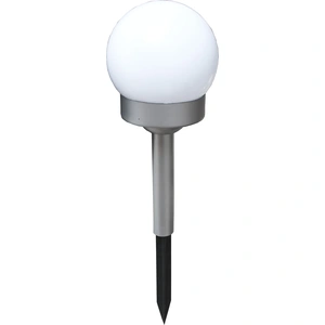 Globo Solarleuchte Kunststoff Silber metallic, 1xLED; 33770-3