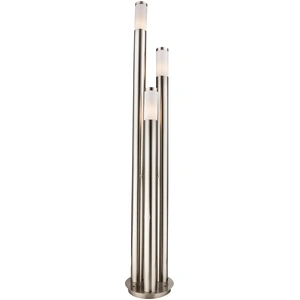 Globo Lighting Außenleuchte Edelstahl, 3x E27 LED