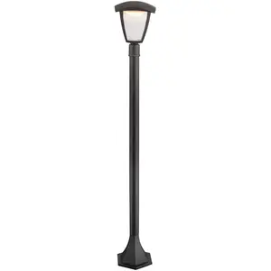 Globo Lighting Outdoor Stehleuchte Aluminiumguss schwarz - Durchschein...