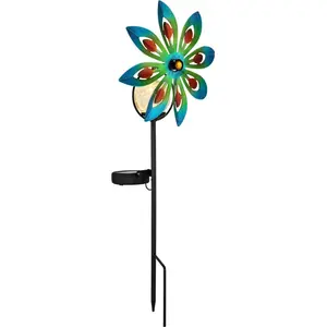 GLOBO 36575 Solarleuchte Metall bunt, LED