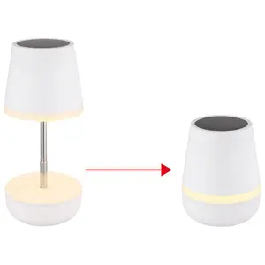 GLOBO 36638W, Edelstahl, Kunststoff, III, IP44, LED, 0,06 W, 3 V