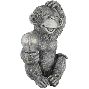 GLOBO 33887 Solarleuchte Kunststoff grau matt, LED